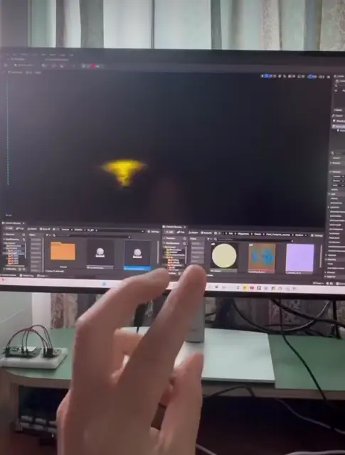 Touch response speed test
